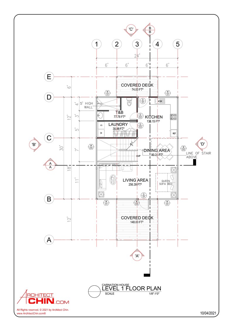 a-frame-house-24-x-30-864-sf-1-bed-tiny-house-plans-etsy