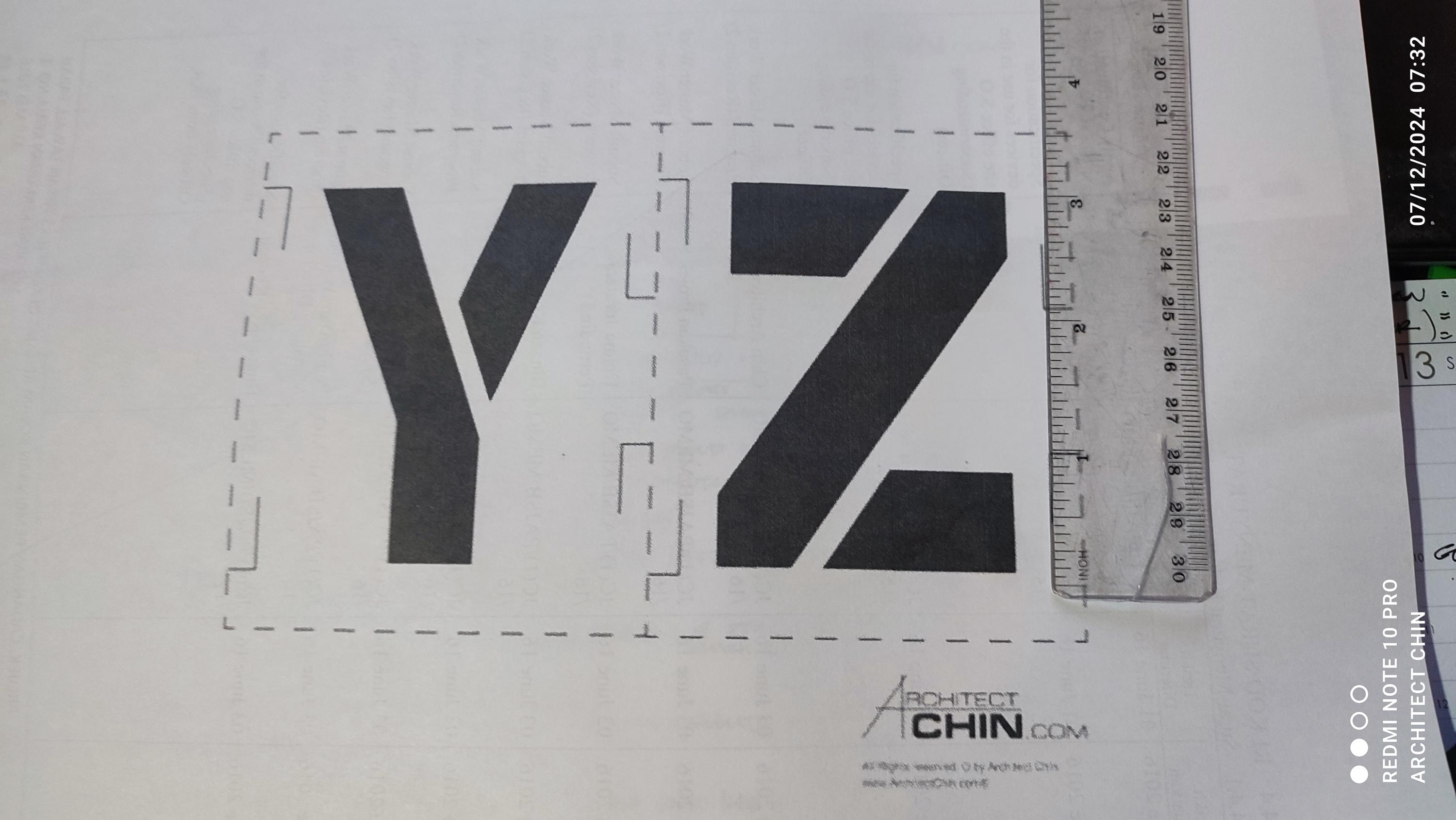 3 Inch Letter Stencils, Symbols, Numbers, Craft Stencils, Templates, 42 ...