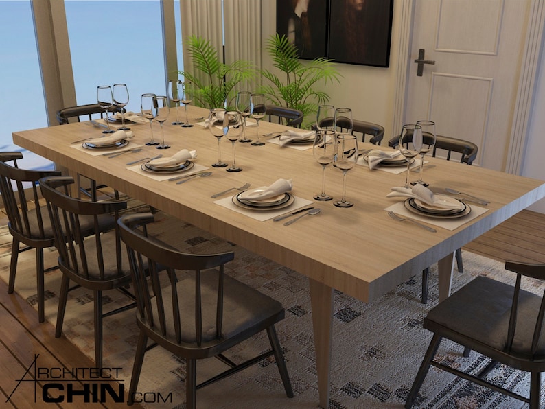 Plywood Ping Pong / Dining Table, Furniture Blueprints, Ping Pong Table