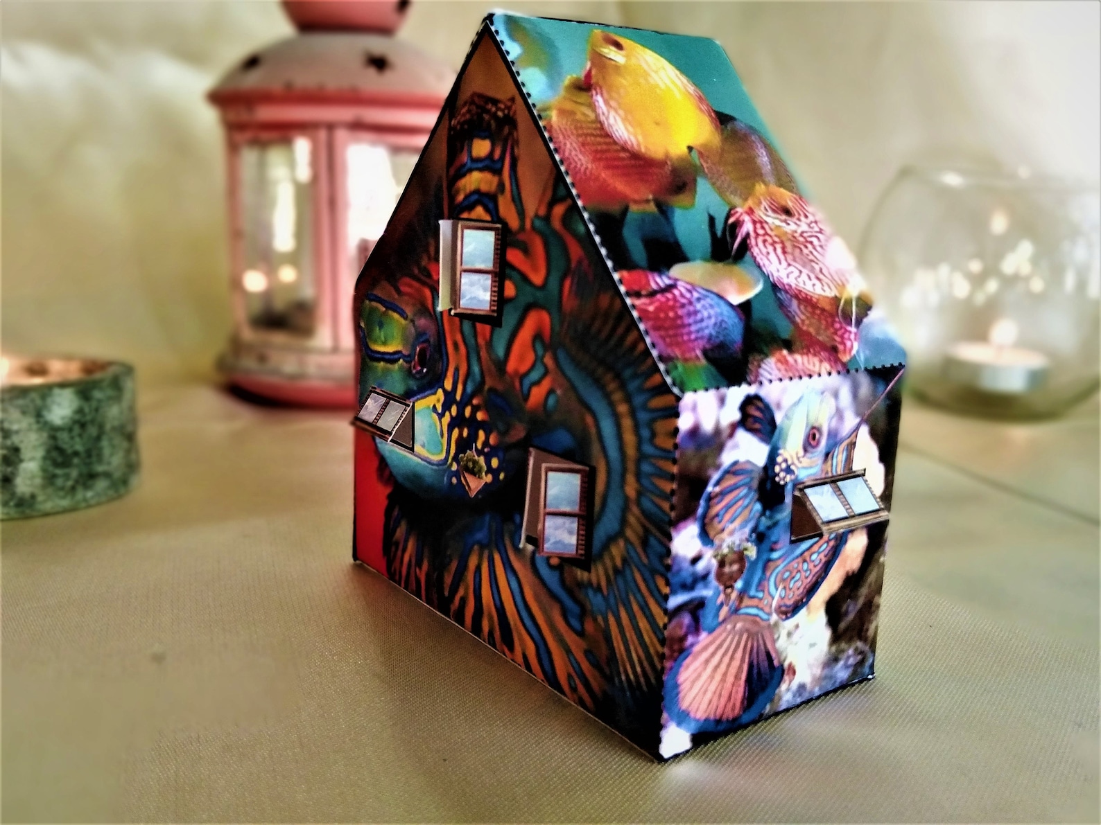 DIY Doll House, Origami, Printable Doll House, Paper House, Printable