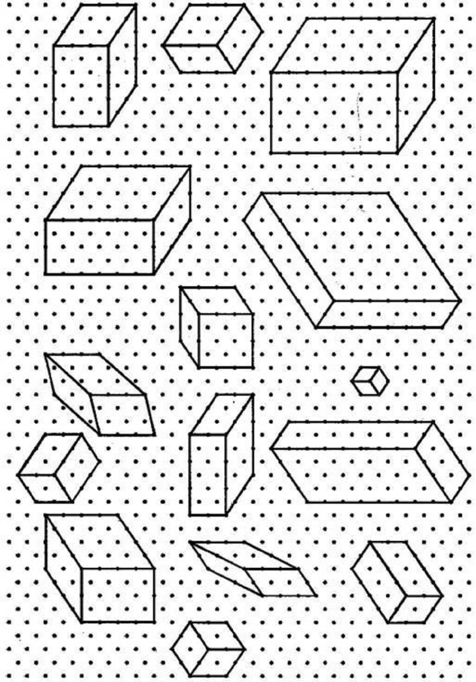 Dot Grid Printable Template, Dot Printable Grid, Drawing Grid