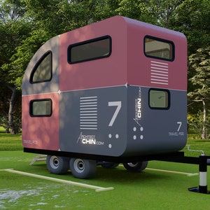 Mobile Home, Caravan, Cottage Plan, 8&#39; x 16&#39;, 128 SF, Living, Loft Bed, Cabin Plan, Tiny House, Office Plan, , Trailer Home, DIY House Plan