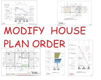 Modify House Plan, Modify House Design, Modify House Plan Order, Order House Plan, Architect House Plan,  Tiny House, Tiny House Plans