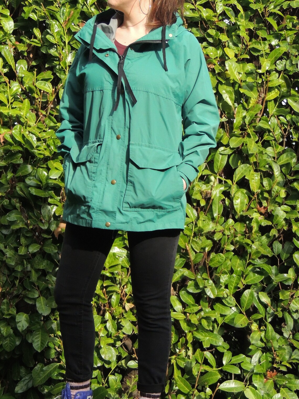 Vintage REI Seafoam Green Women's Rain Jacket Outdoor Gear | Etsy