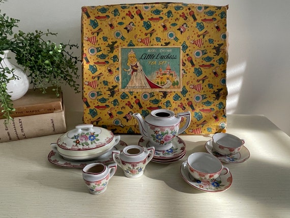 Vintage Little Duchess Children's China Tea Set • Miniature Floral