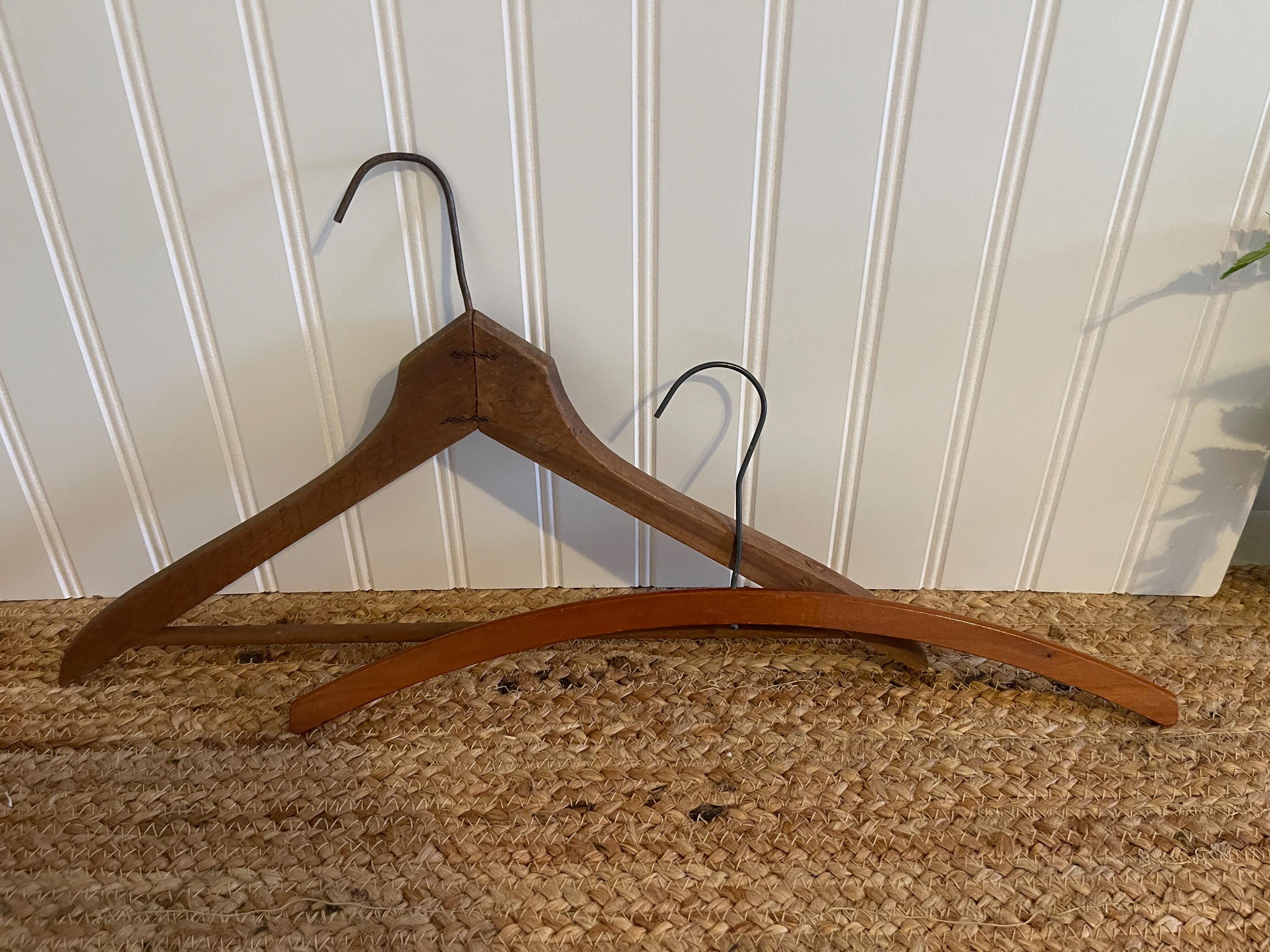 Vintage Wood Hangers - Etsy