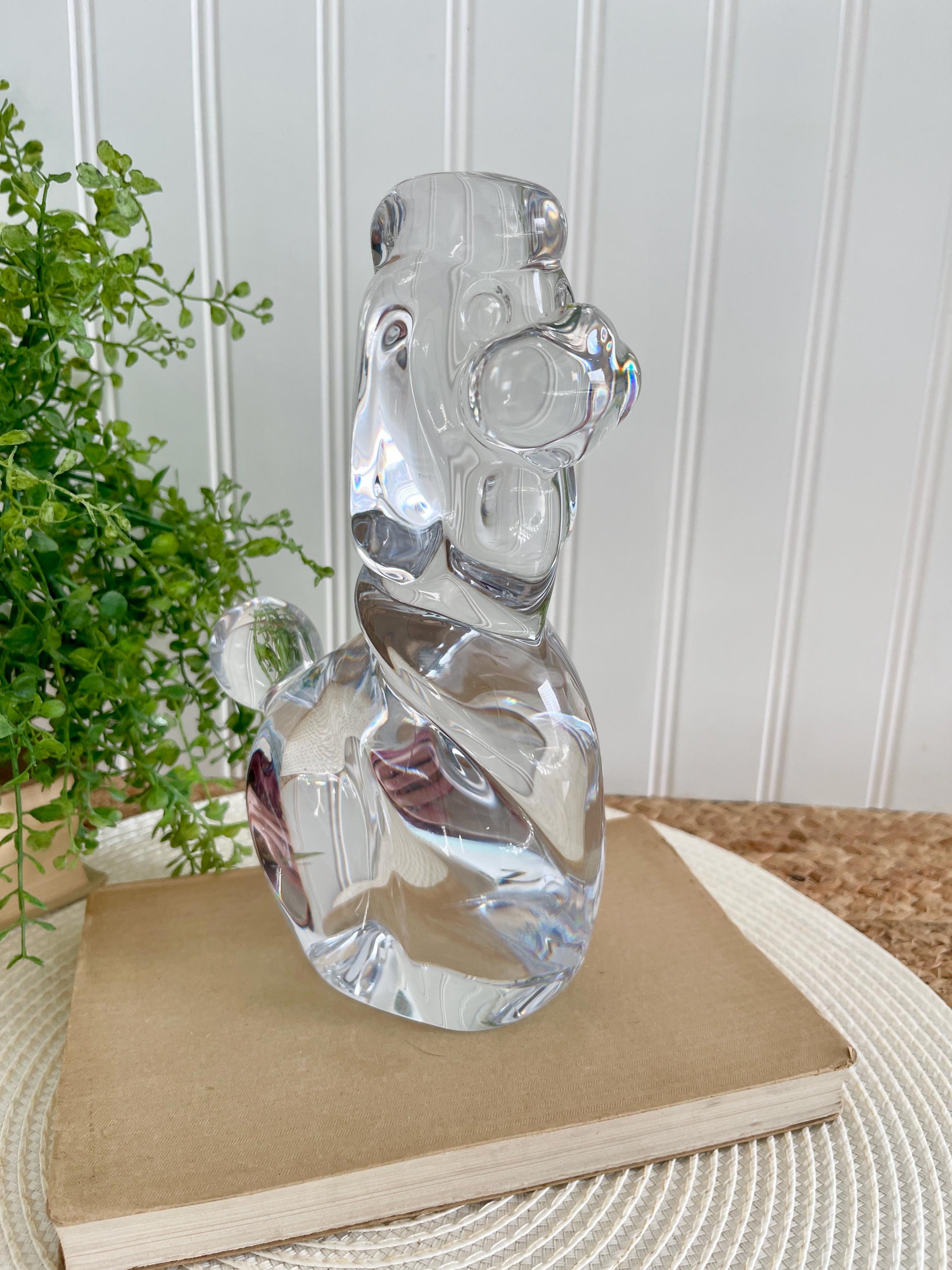 Daum Crystal Dog - Etsy