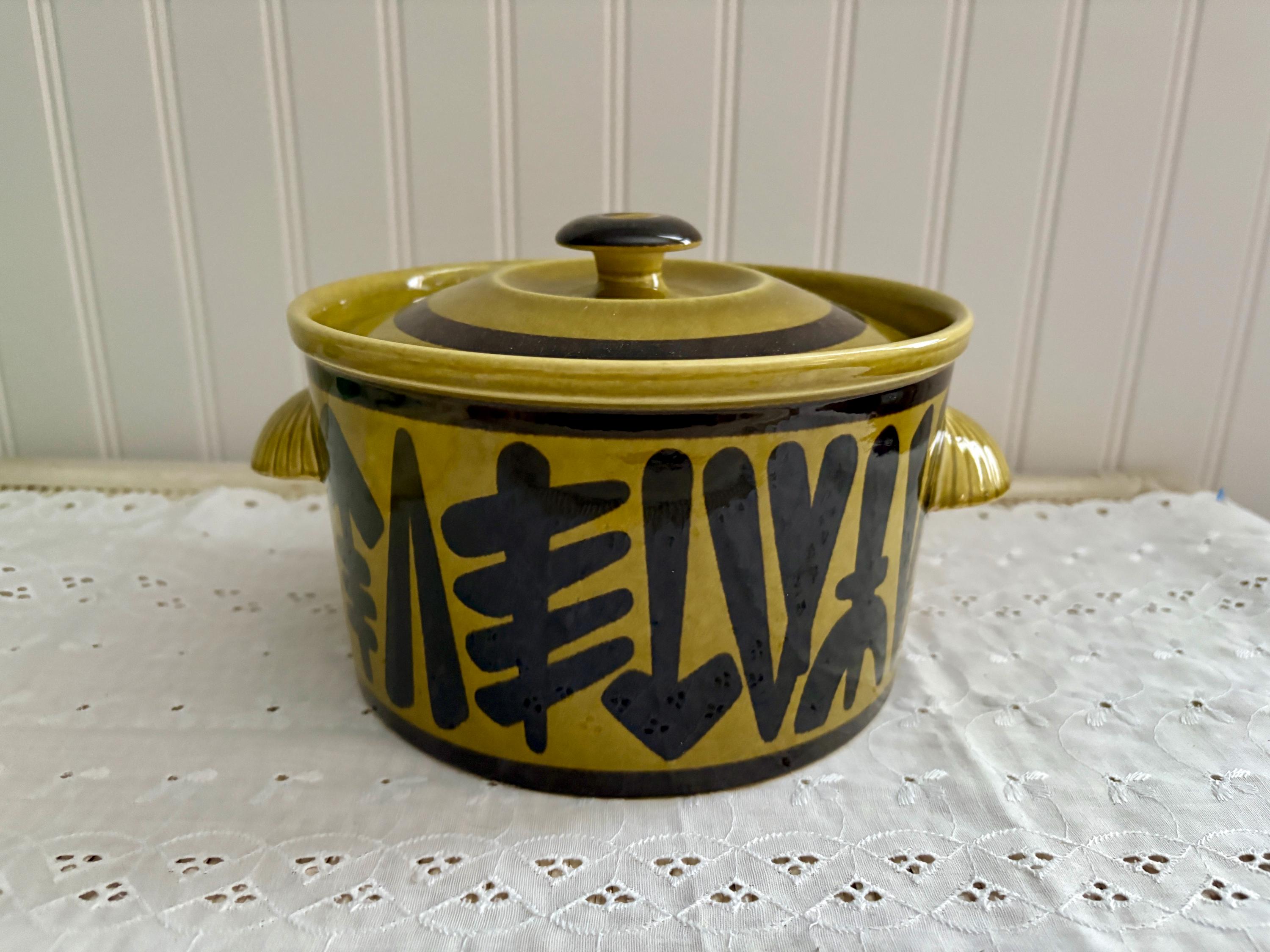 Gefle/UpsalaEkeby＊ATLANTICA＊・* Upsala Ekeby Gefle 'grand' Powder Blue Art Deco Lidded Sugar