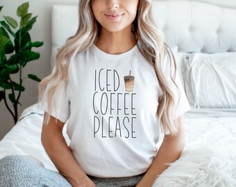 T-Shirt for Woman who love coffee Coffee T Gift Woman Cover Lovers T Coffee T-Shirt Coffee Please T-Shirt Coffee Please Woman's T-Shirt