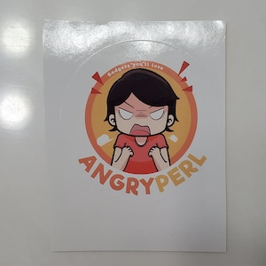 AngryPerl &quot;Furious Perl&quot; 3&quot; sticker