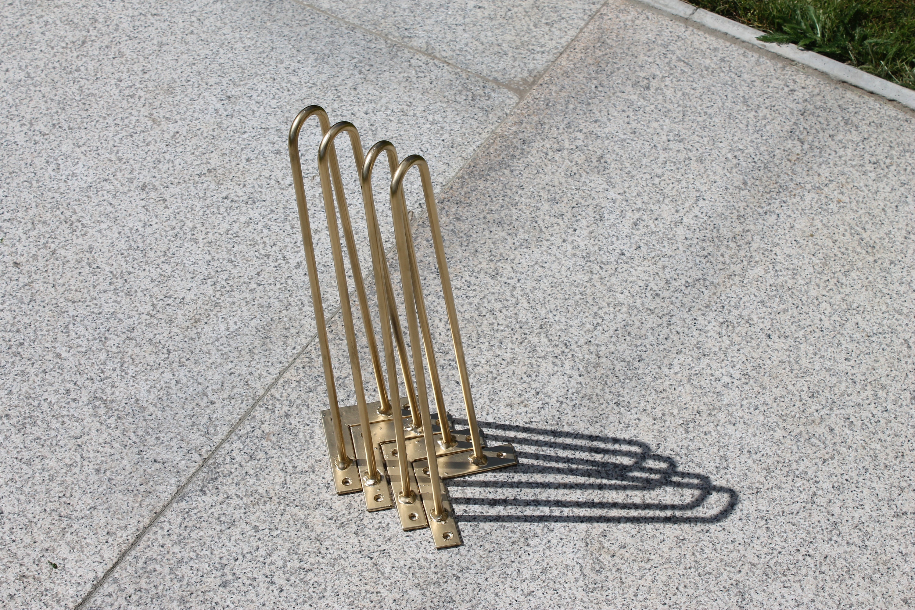 Gold Hairpin Legs ikea legs Rustic Desk Handmade Desk Etsy