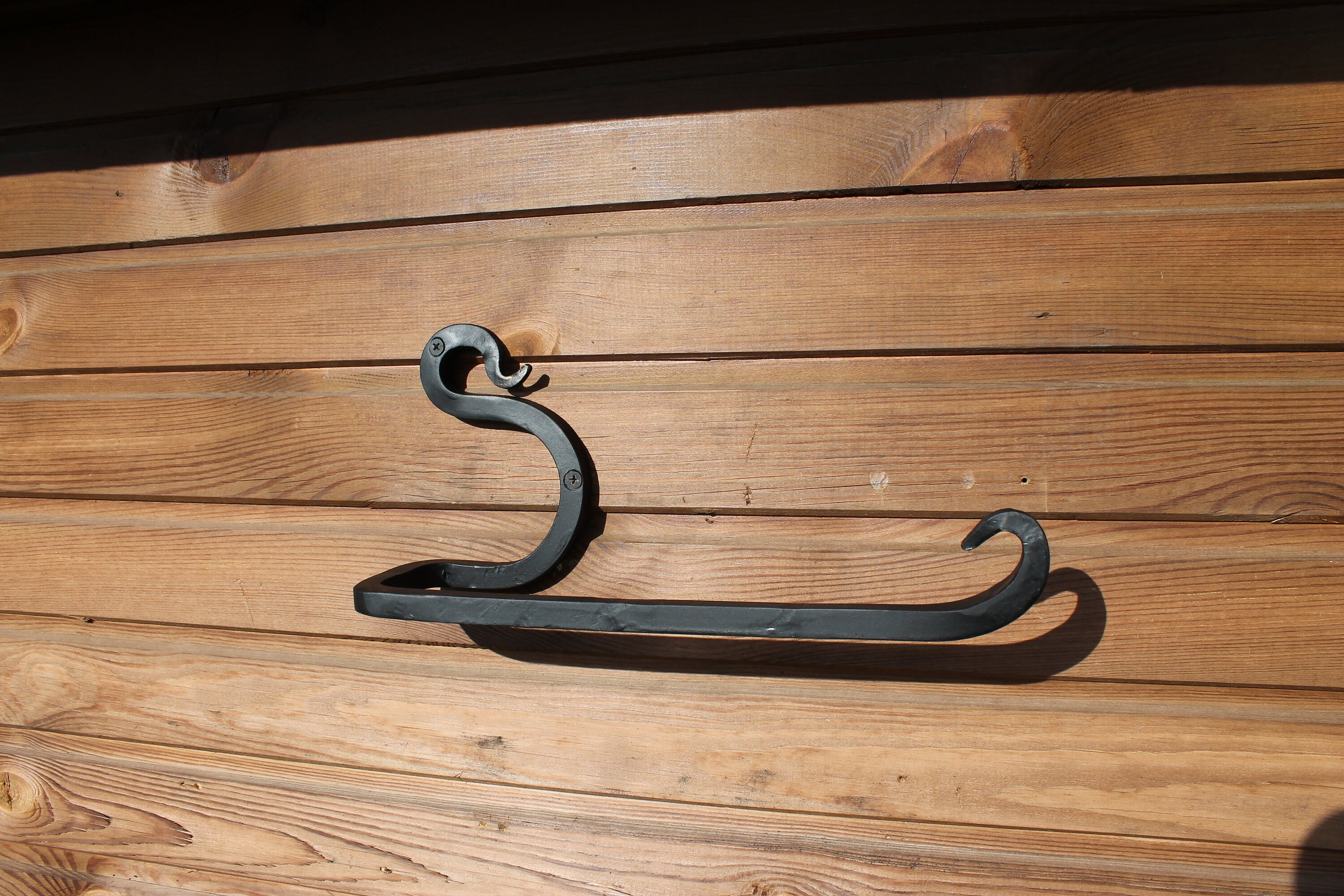 Hand Paper Towel Holder Wrought Iron Kitchen Towel Etsy