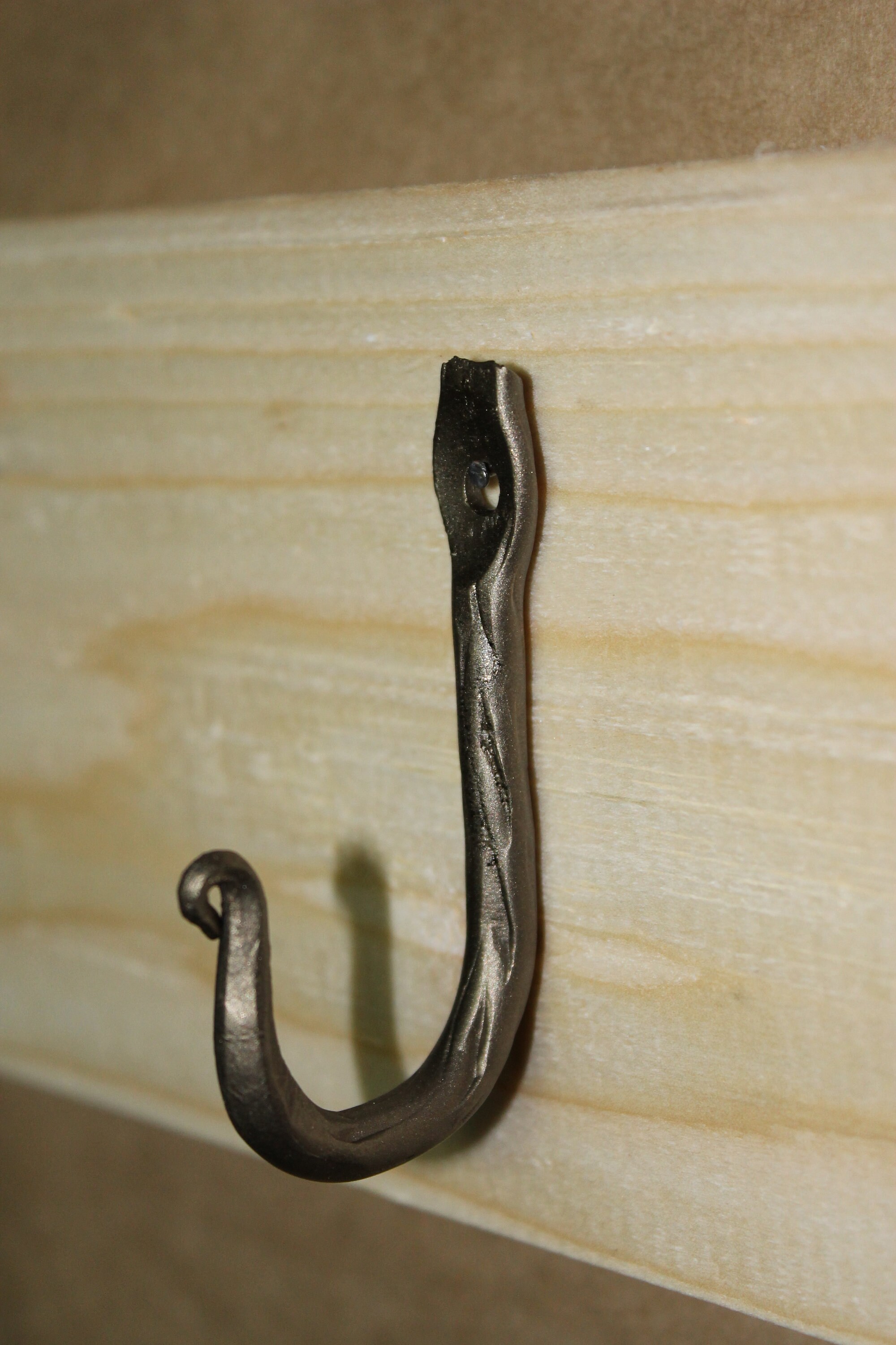 Set of 5 Hook Metal Hook BBQ Industrial Wall Etsy