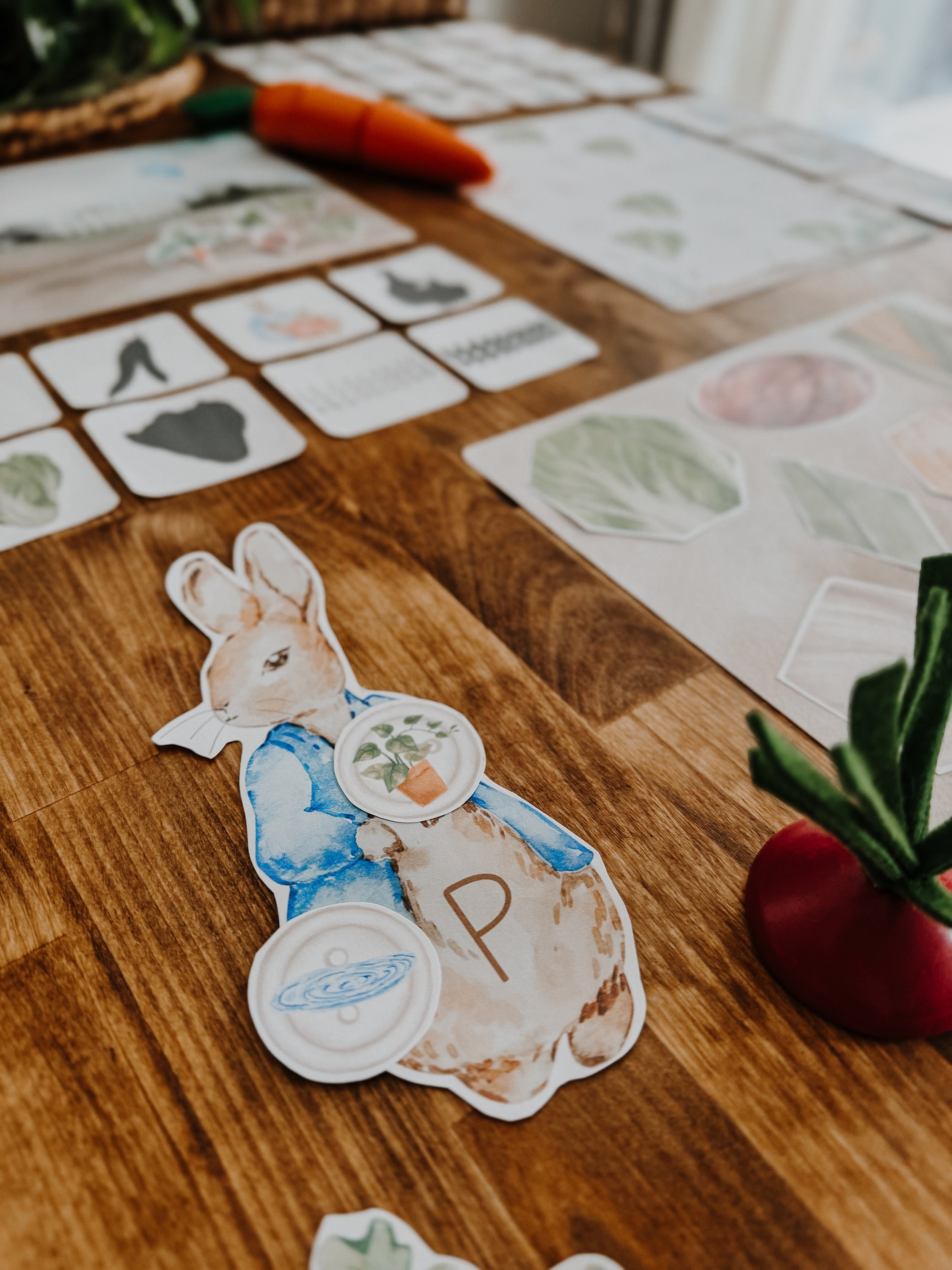 Peter Rabbit Unit, Easter Activity Unit, Montessori Easter Game ...