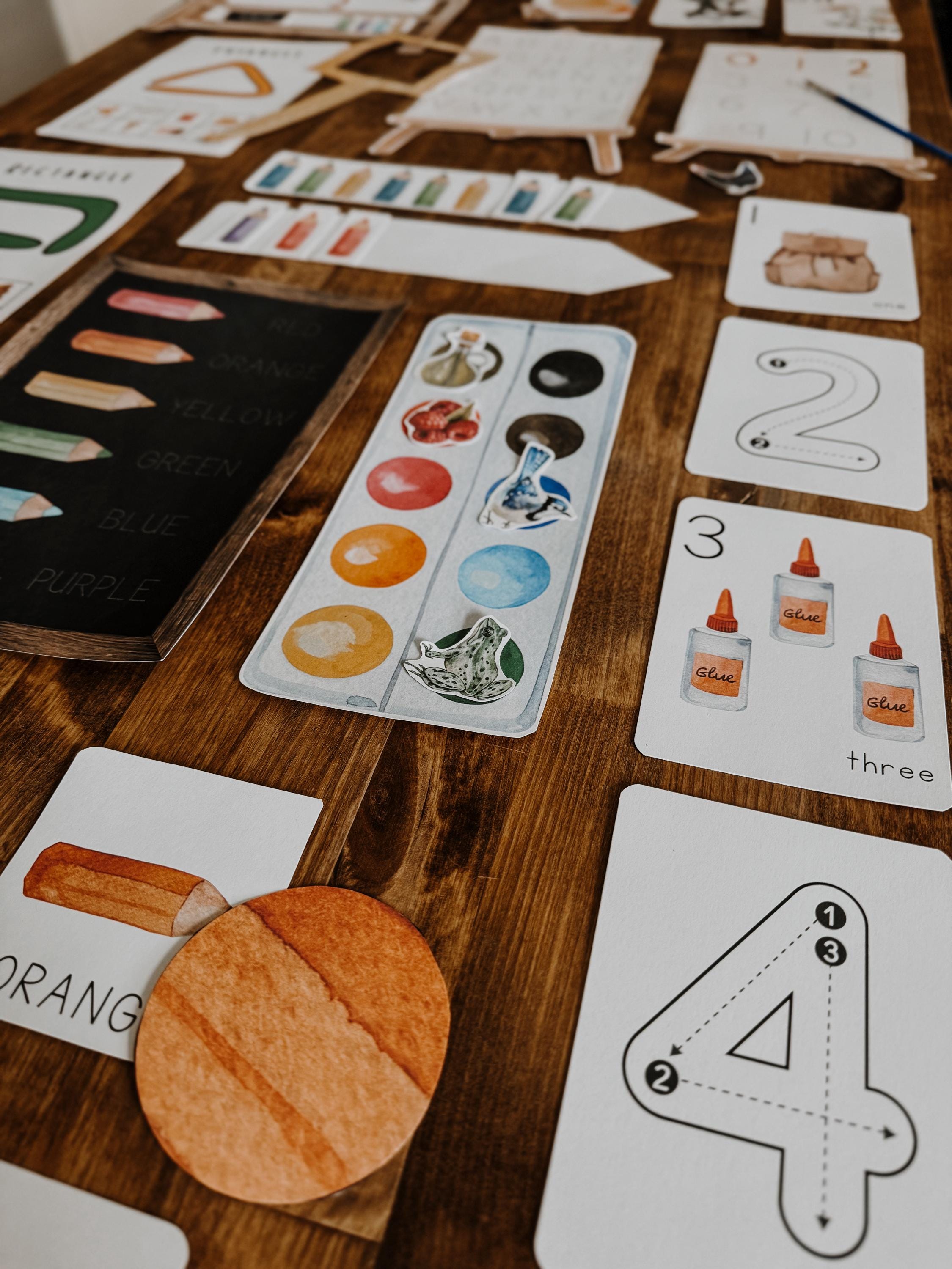 Preschool Skills Activity Unit, Preschool Unit, Alphabet Flashcards ...