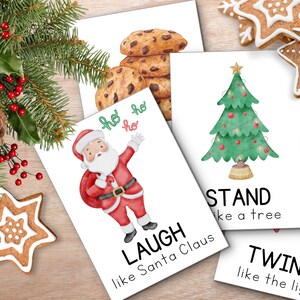 Weihnachtsbewegung Karten, Weihnachts Flash Karten, Beruhigende Ecke Aktivität, Kinder Bewegung, Kinder Weihnachtsgeschenk, Weihnachtskarten, Kinder Aktion
