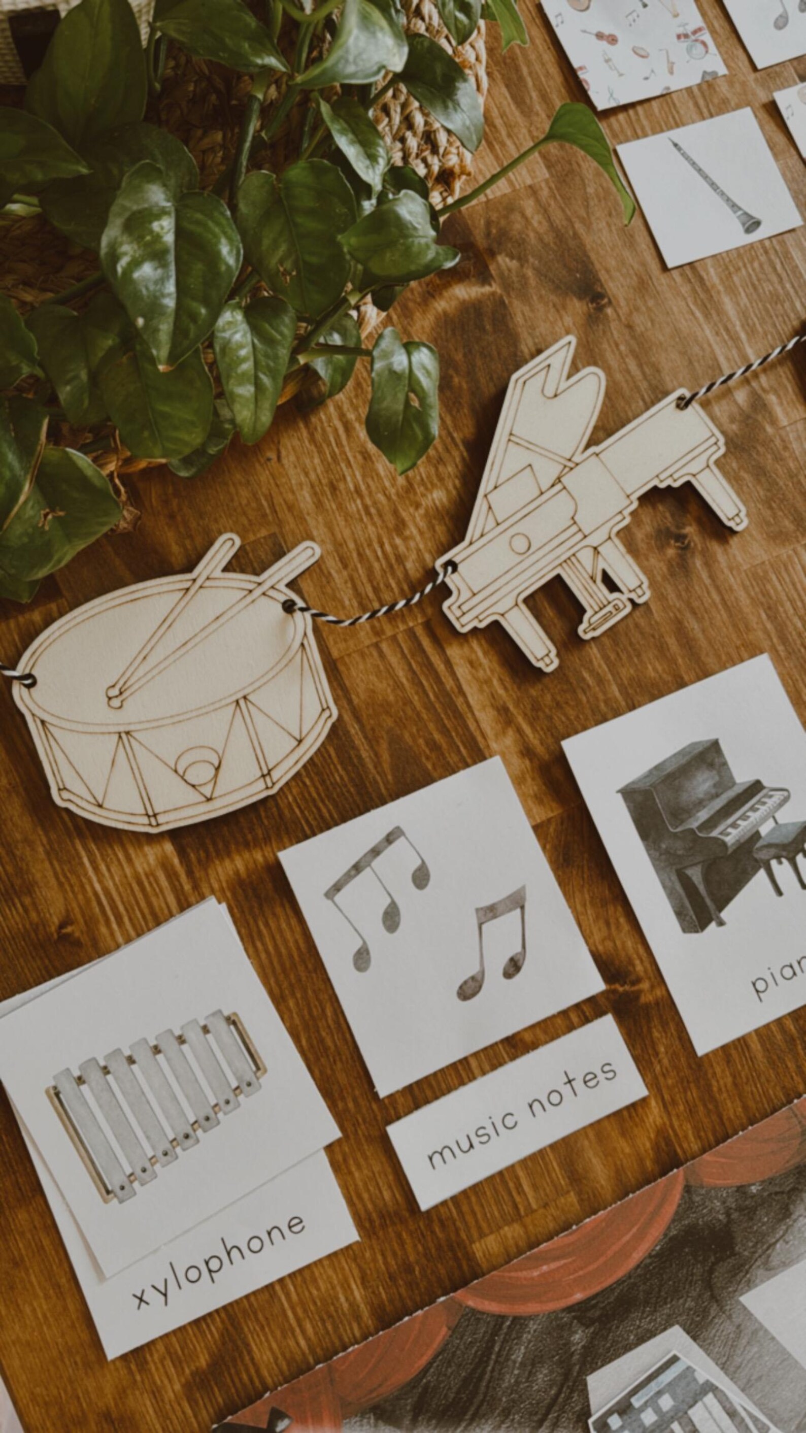 Music Activity Unit, Music Montessori Unit, Instrument Flashcards ...