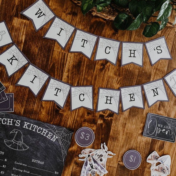 Witch’s Kitchen Dramatic Play, Dramatic Play Set, Pretend Play, Imaginative Play, Fall Themed Play, Halloween Unit, Toddler Pretend Play