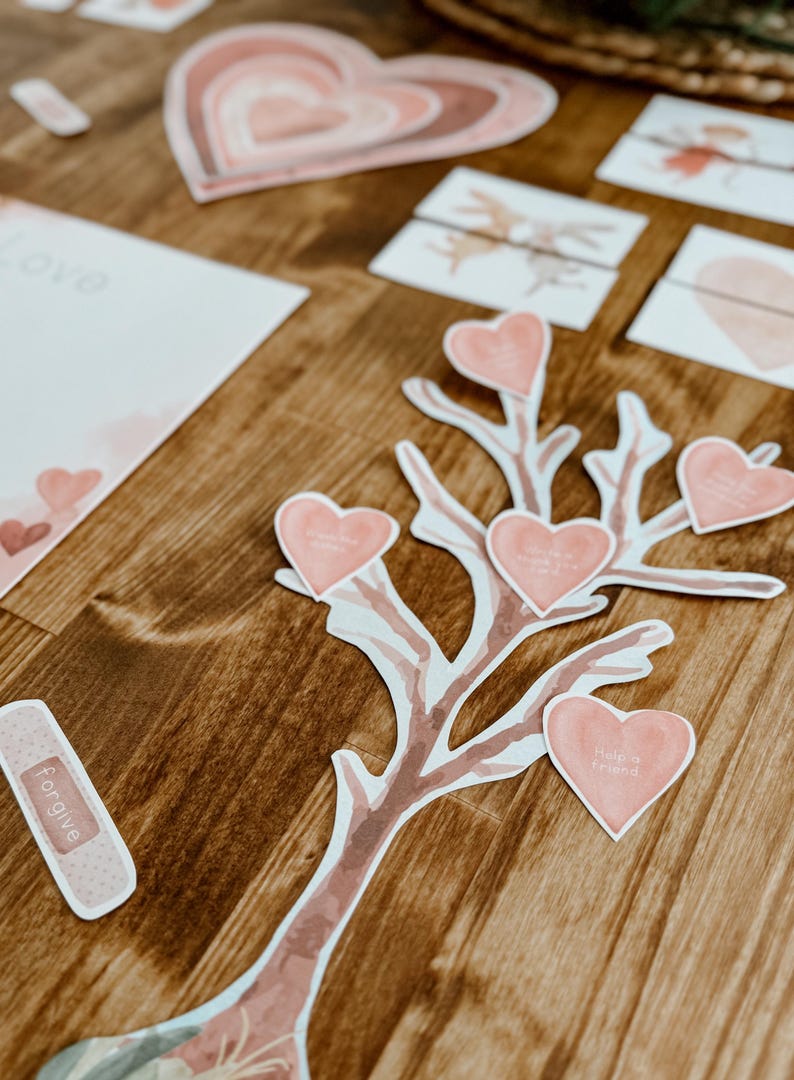 Valentine Activity Unit, Montessori Valentine’s Unit, Valentine’s Day ...