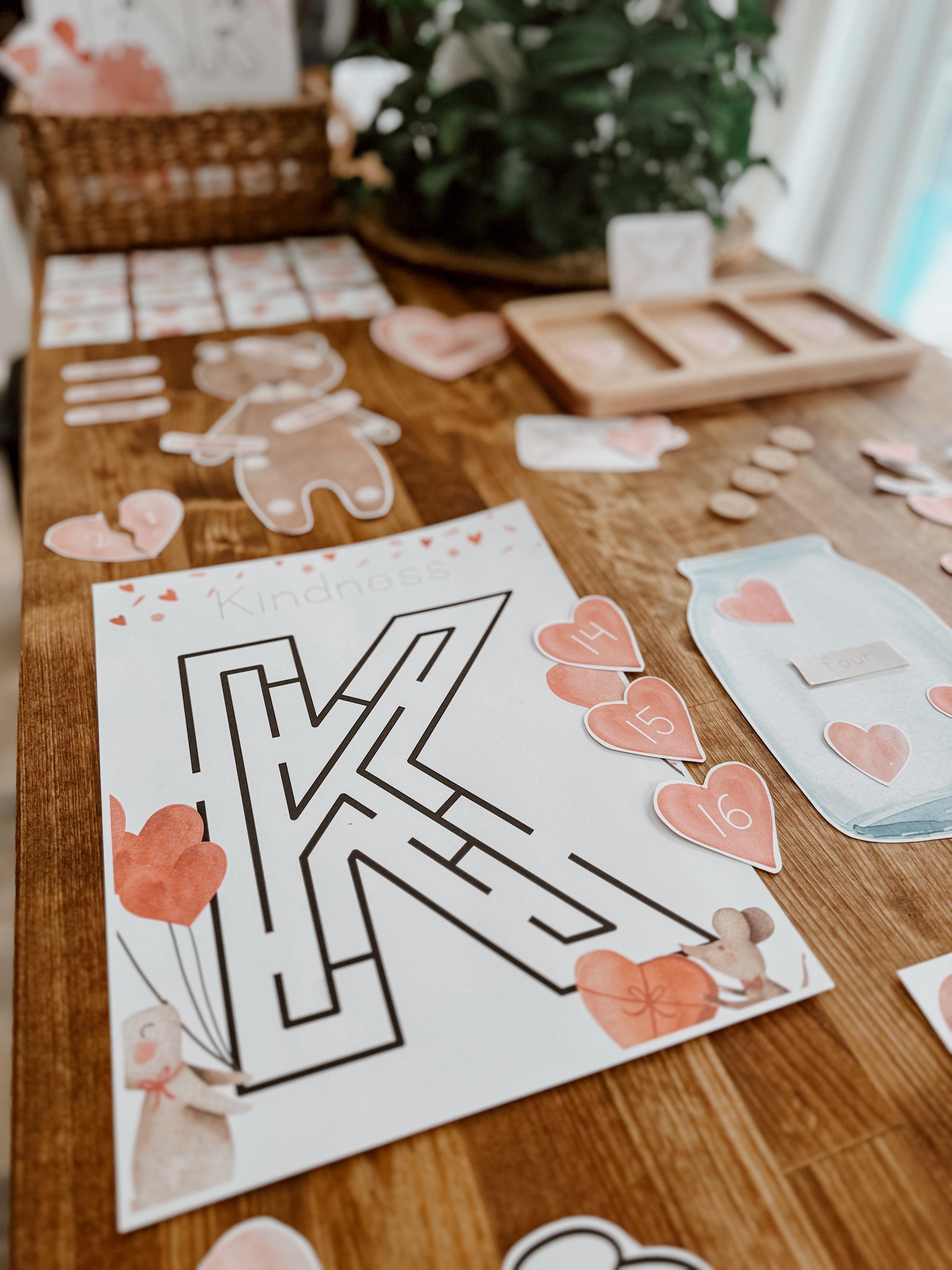 Valentine Activity Unit, Montessori Valentine’s Unit, Valentine’s Day ...