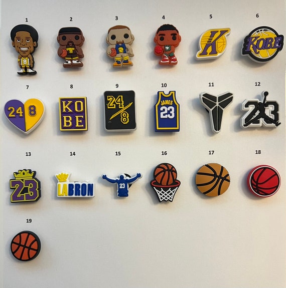 Croc charms basketball new arrivals