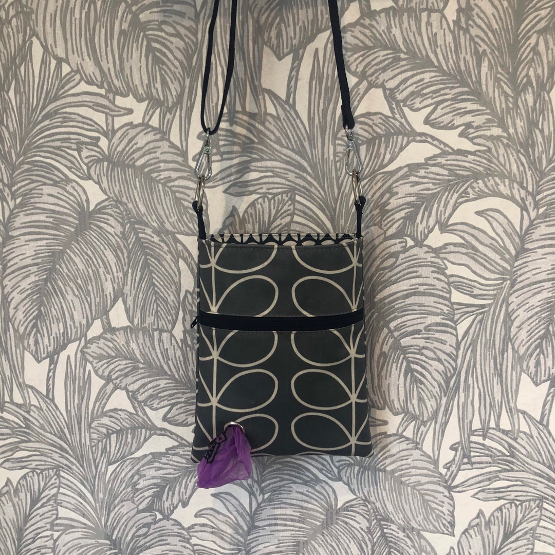 Dog Walking Bag Crossbody Shoulder. Handmade With Orla Kiely Etsy UK