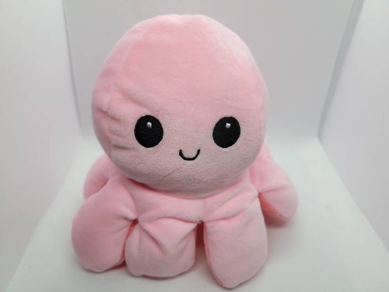 Reversible Plush Emotion Octopus 20 each | Etsy