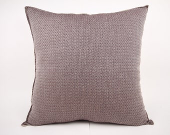 Purple Throw Pillow, 24x24 Pillow Cover, Large Pillow Covers