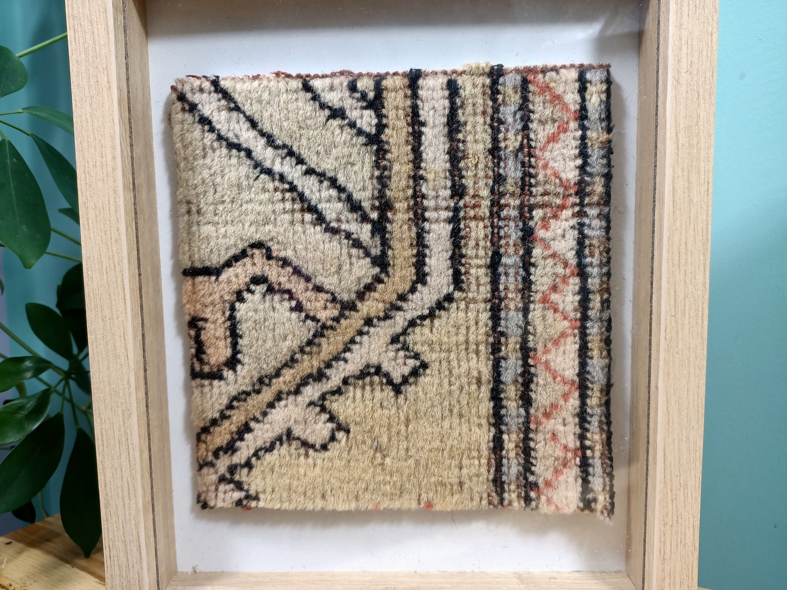 Glass Framed Art Framed Kilim Wall Woven Framed Wall Etsy