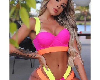 cute push up bikini tops