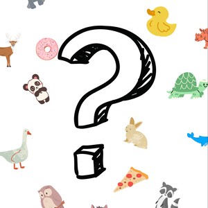 Mystery Crochet Animal/Food
