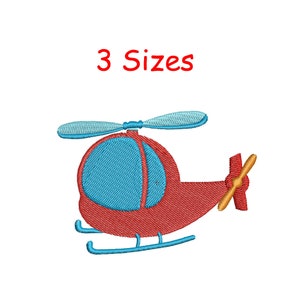 Helicopter jessecmault design 3 sizes instant download red  etsy