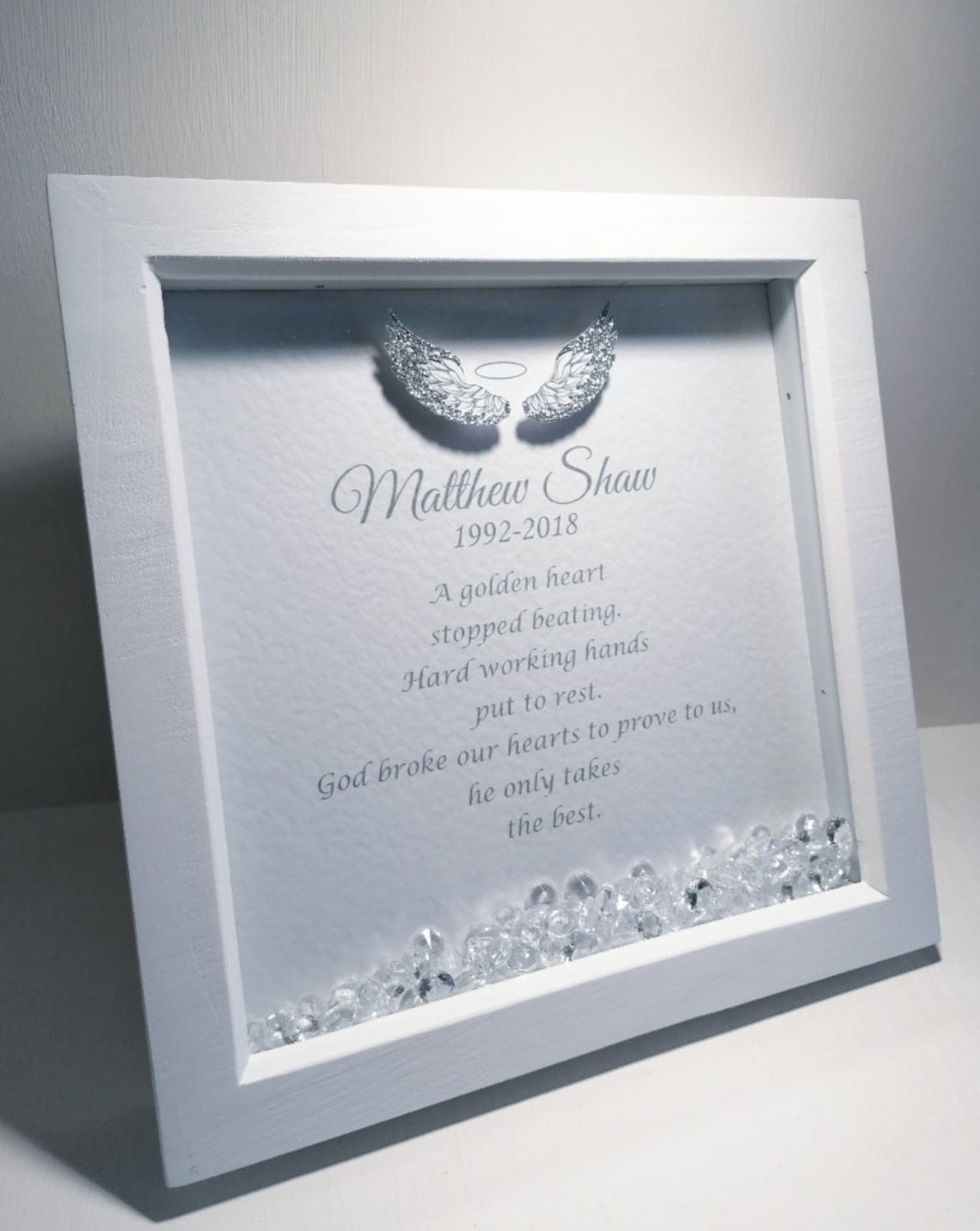 Personalised Memorial Handmade Frame Etsy