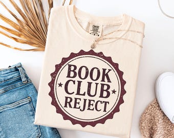 Shirt boekenliefhebber, lezingst-shirt, cadeau voor lezers, shirt boekenclubweigering, grappig lezingst-shirt, grafisch T-shirt boekenwurm