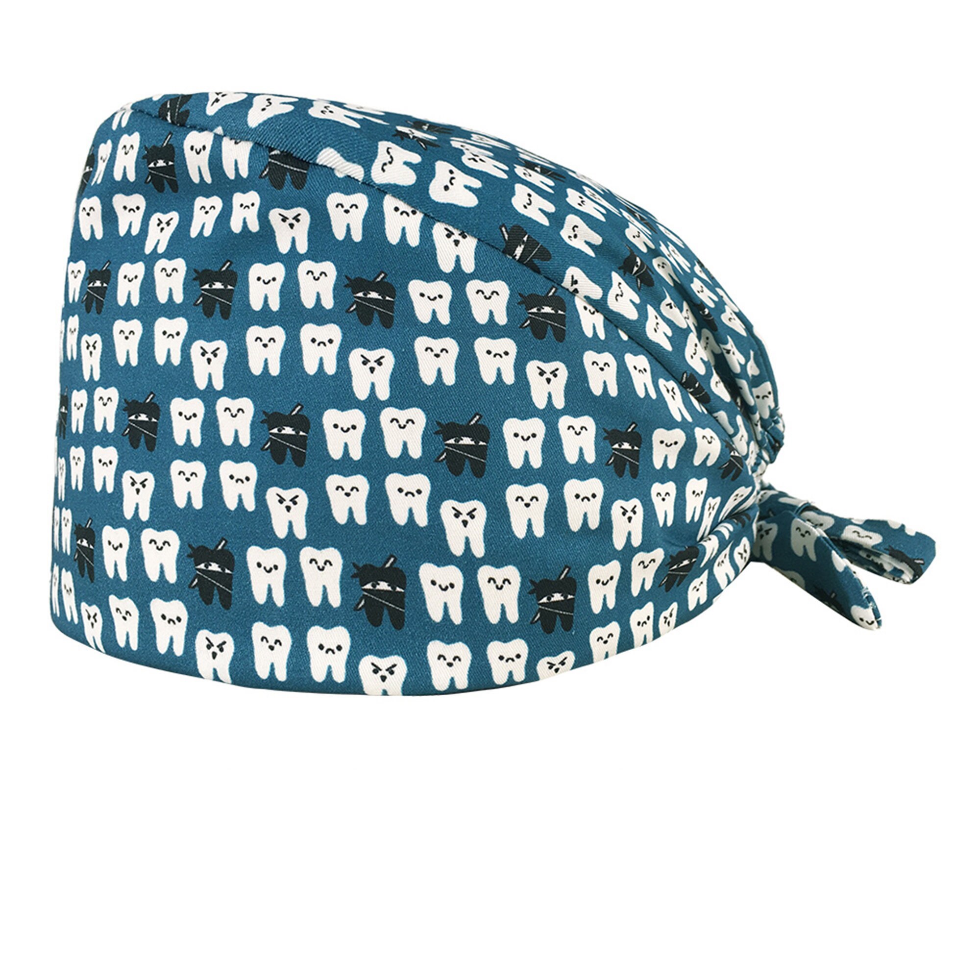 Tooth Decay Dental Cap Printed Scrub Caps Dental Scrub Cap Etsy