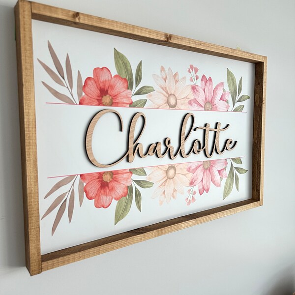 Nursery Name Sign - Etsy Canada
