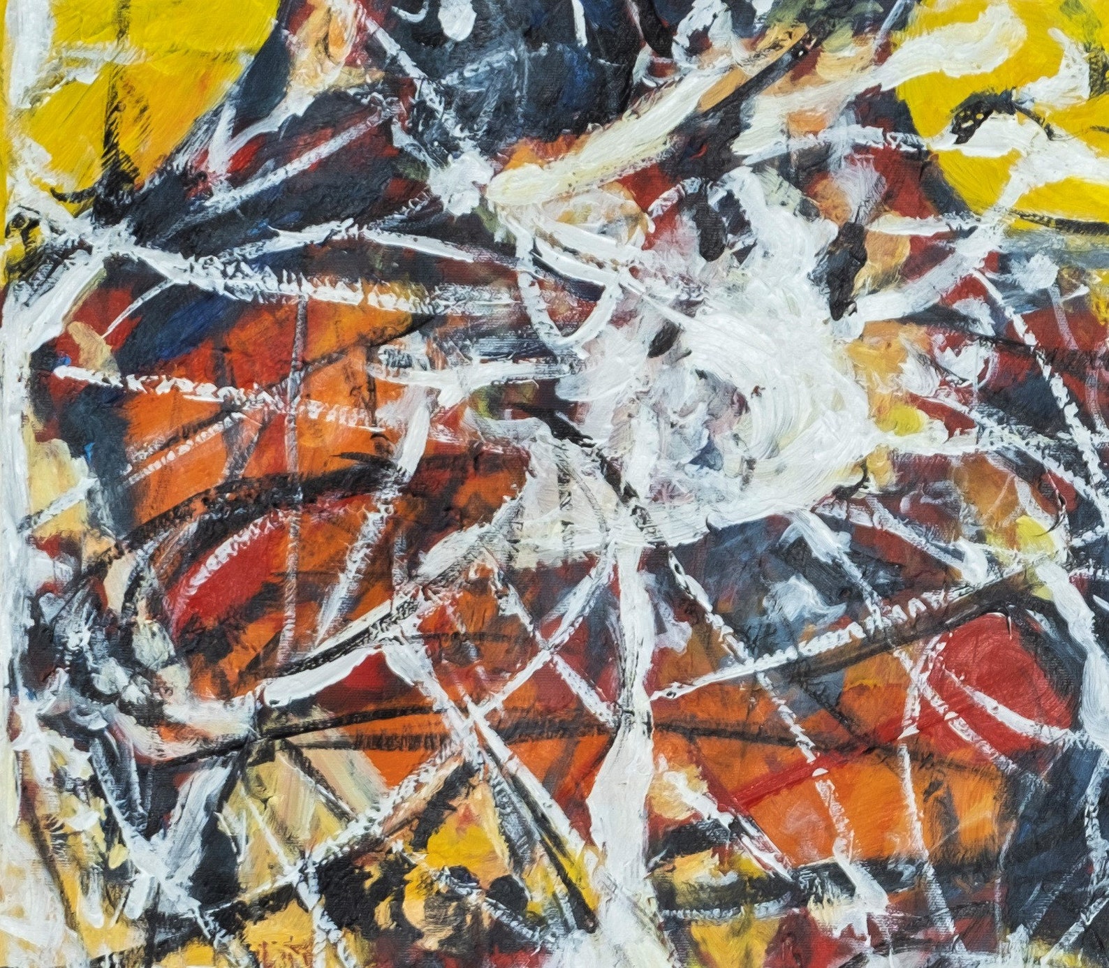 Oil Painting Number 17A Jackson Pollock Art 100 Hand Etsy