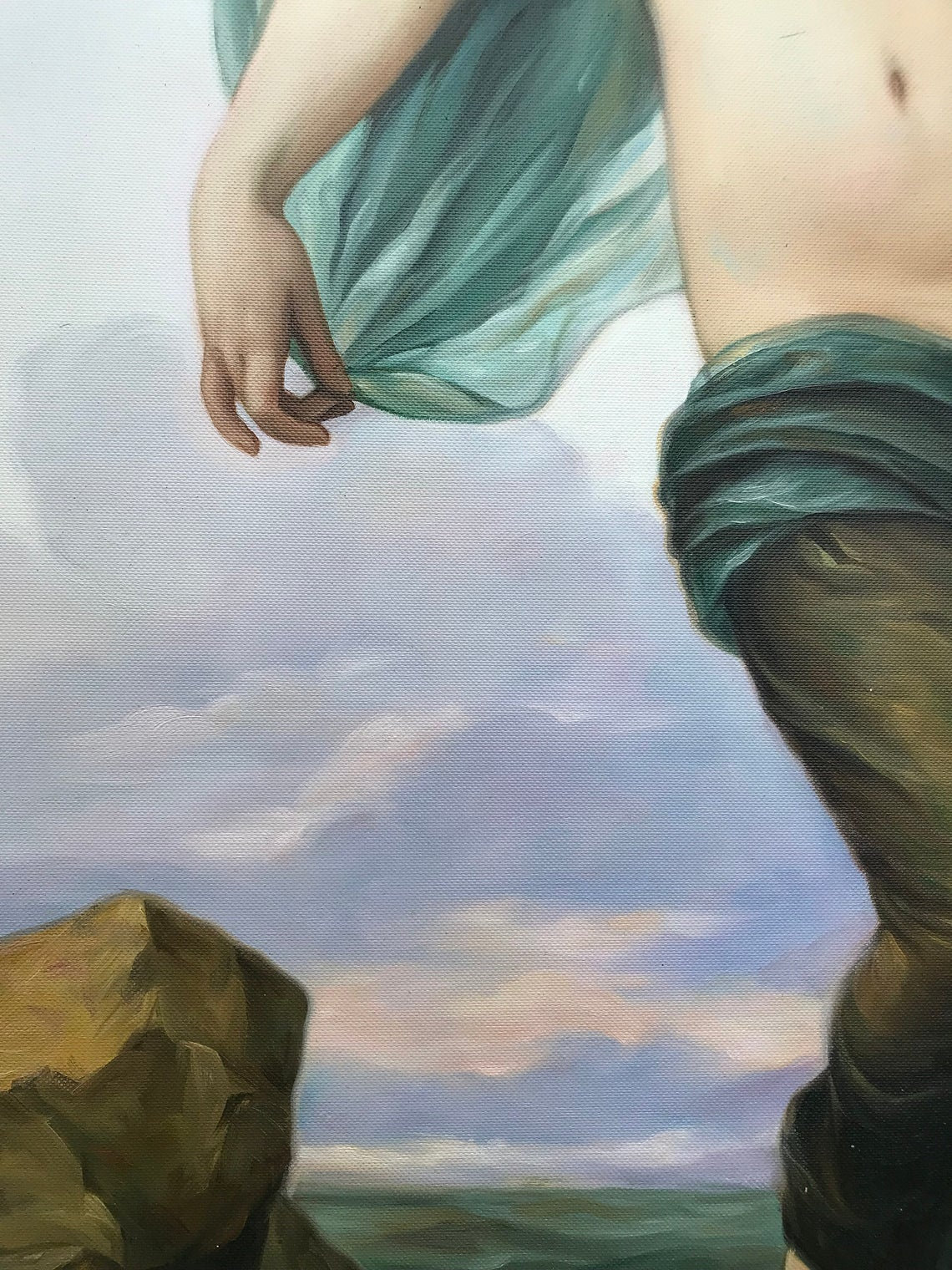 Oil Painting Evening Mood William Adolphe Bouguereau Art