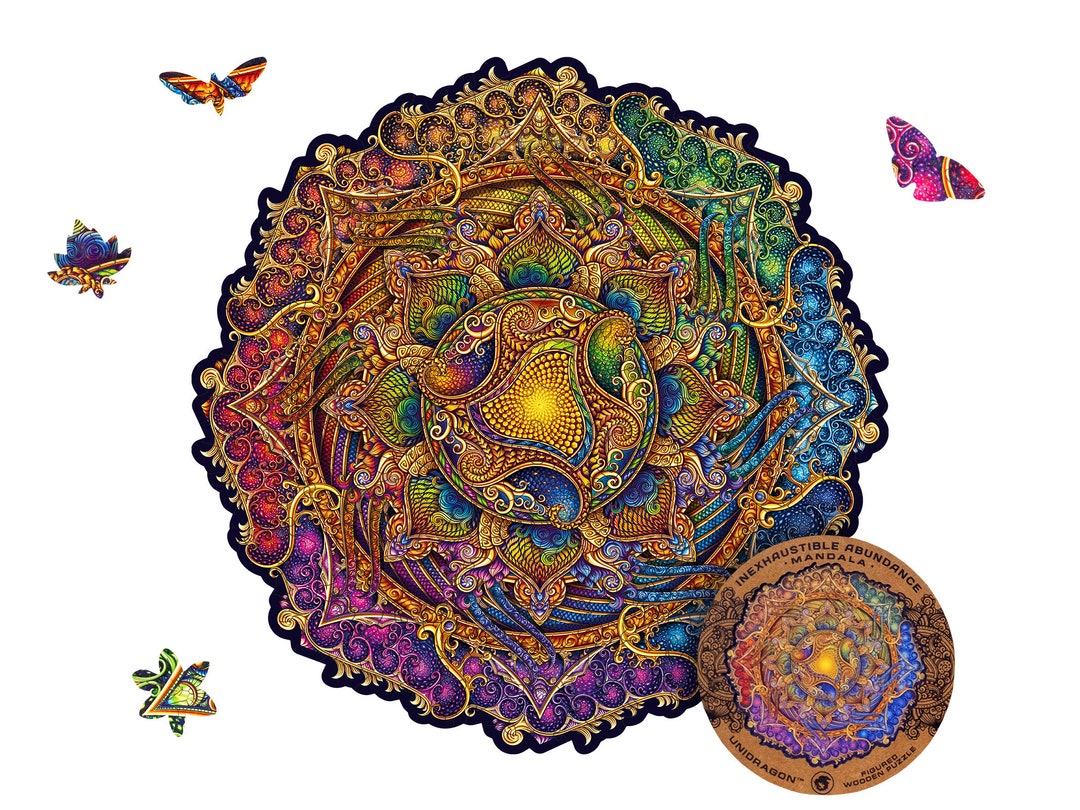 Dřevěné puzzle Unidragon - MANDALA Tree Of Life