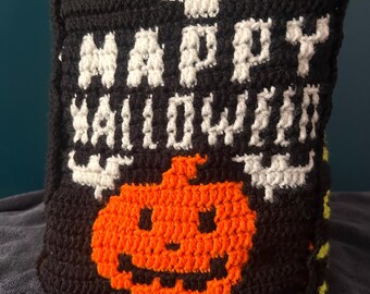 Small Pumpkin Trick or Treat Bag (Mosaic)