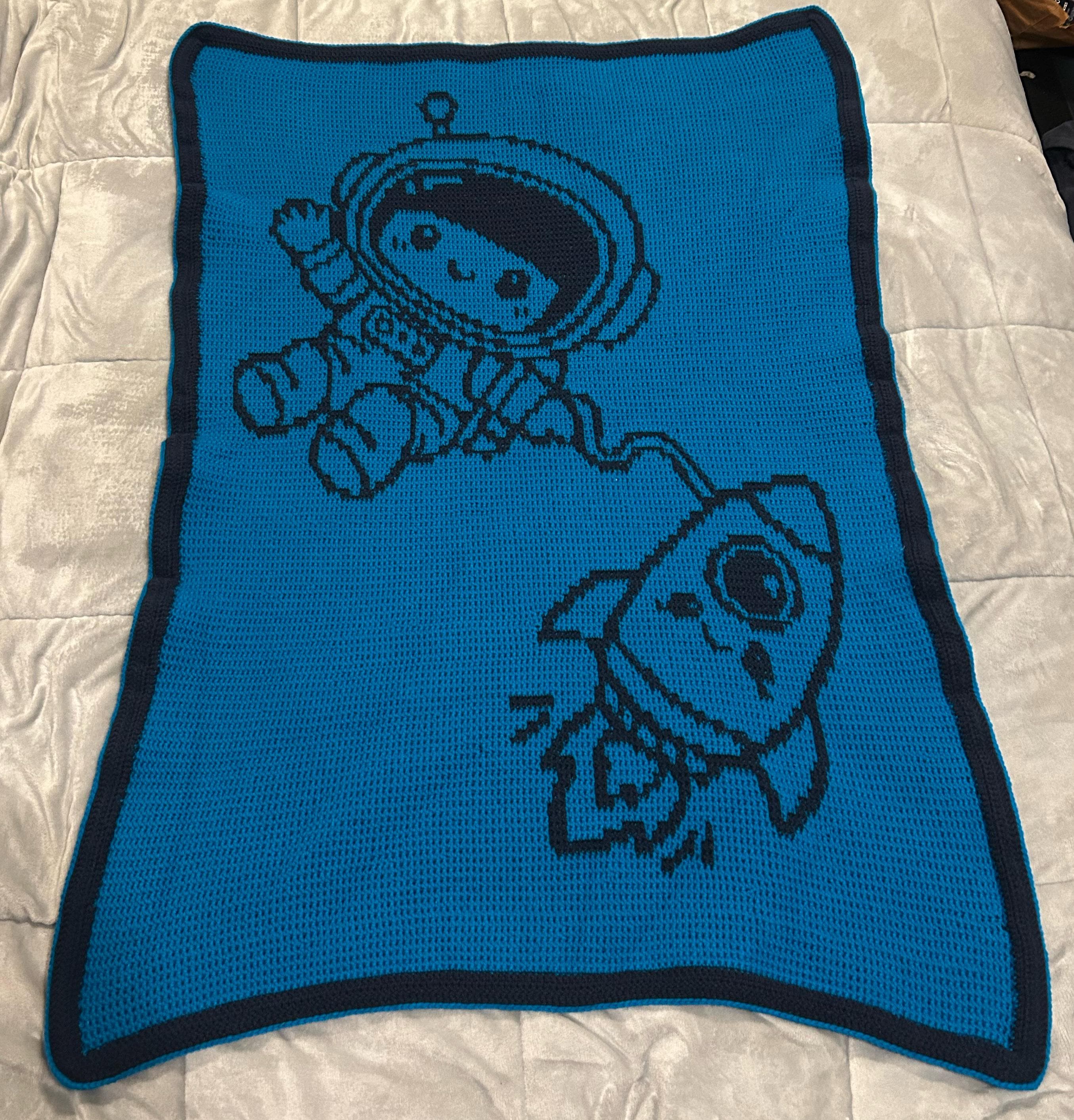 40 Mosaic Crochet Patterns: Boost Your Skills with Vibrant Designs 39 Out of This World (Tiny Astronaut) Child's Mosaic Crochet