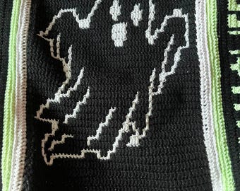 Large Ghost Trick or Treat Bag (Mosaic)