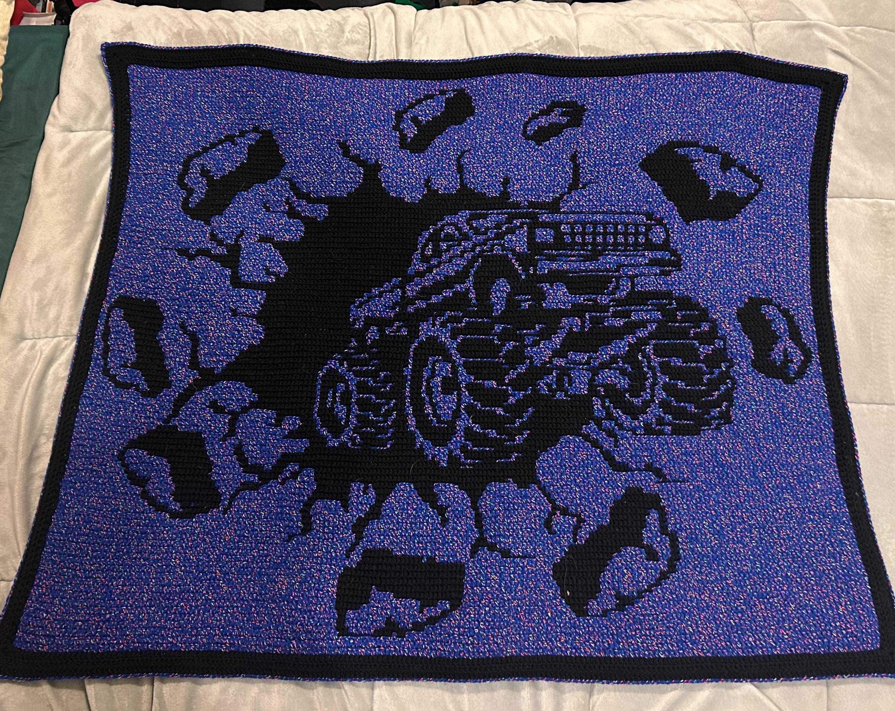 40 Mosaic Crochet Patterns: Boost Your Skills with Vibrant Designs 38 Break Out! Monster Truck Mosaic Crochet Blanket