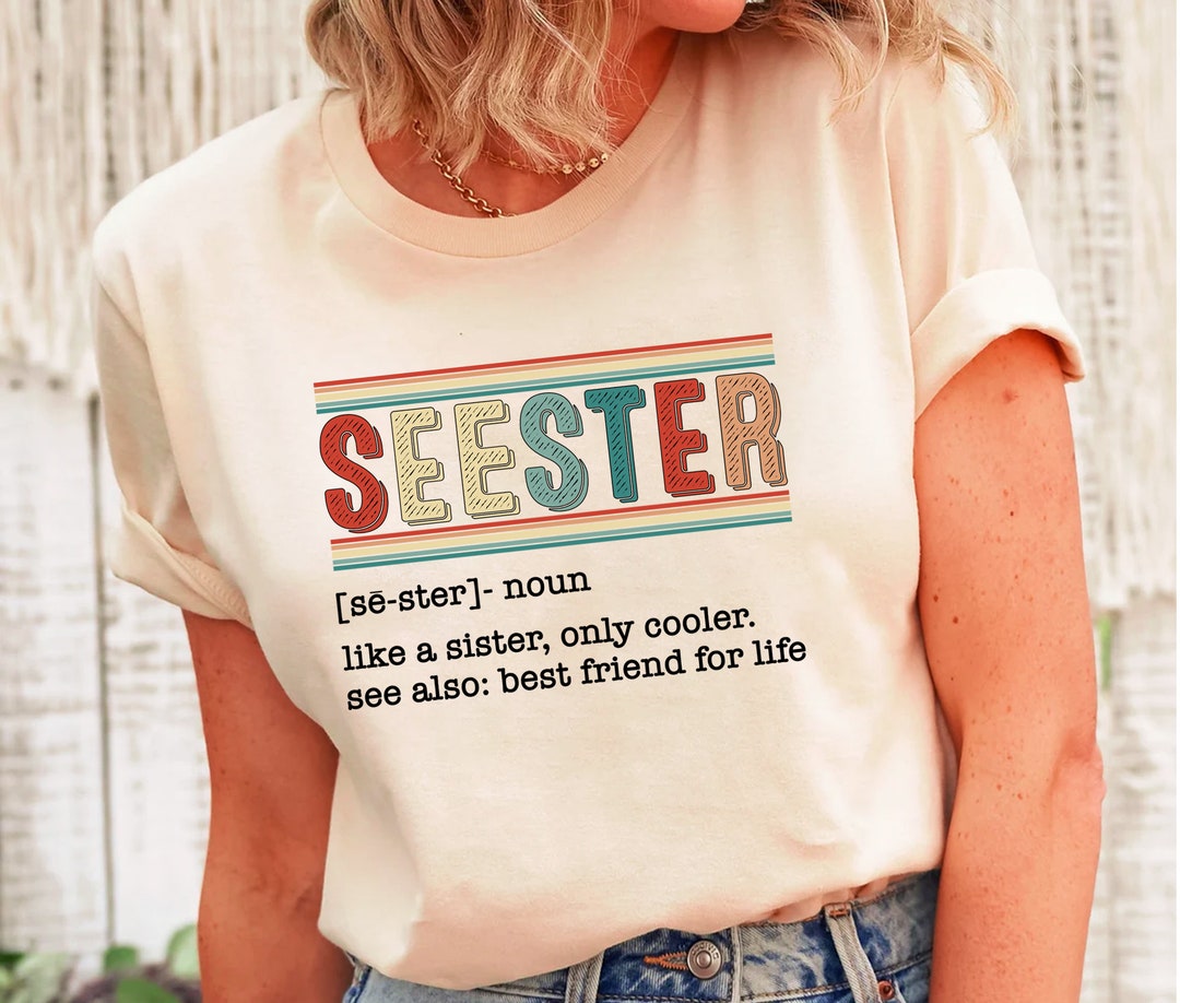 Seester Like A Sister Only Cooler See Also Best Friend for - Etsy Hong Kong