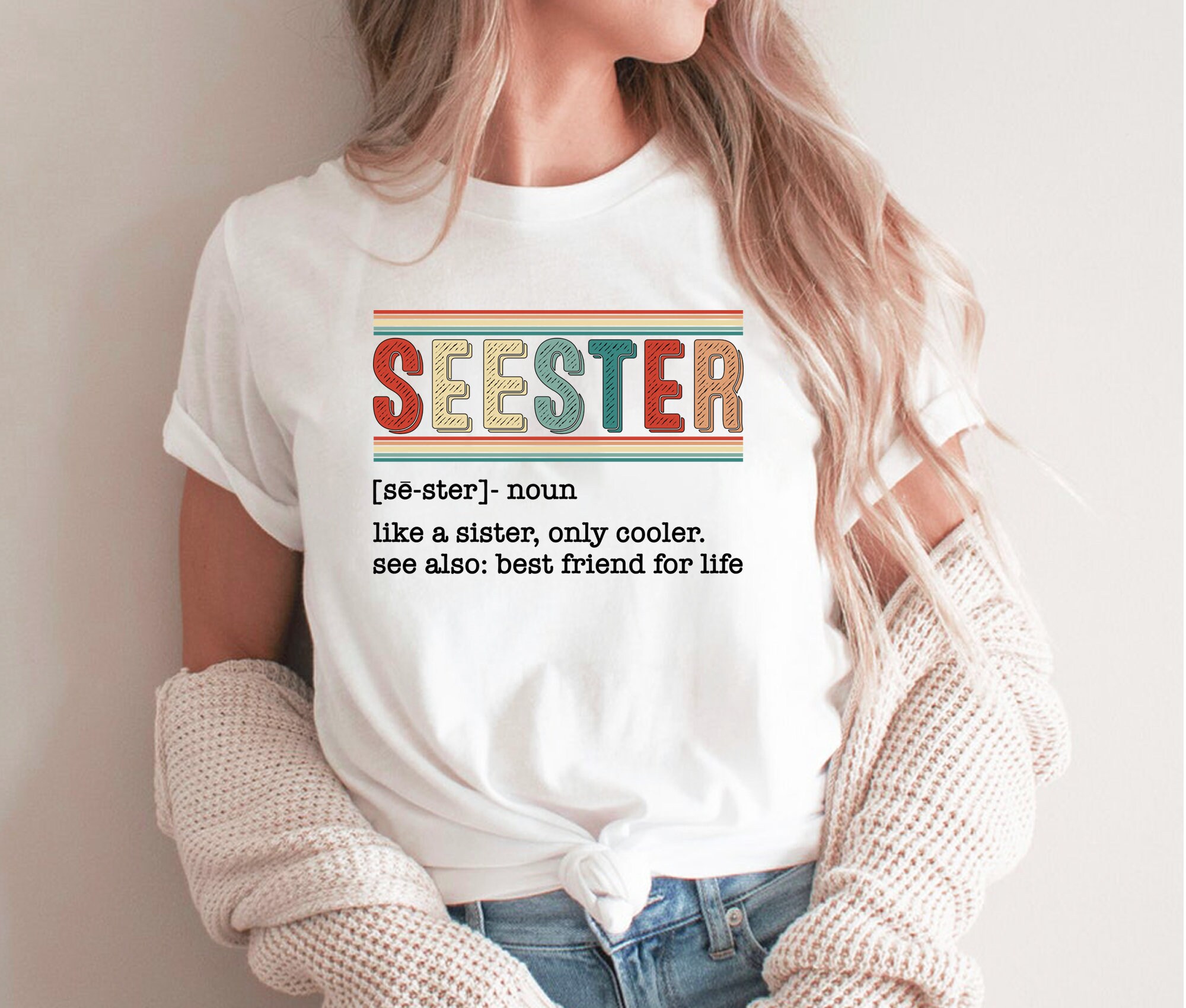 Seester Like A Sister Only Cooler See Also Best Friend for - Etsy Hong Kong