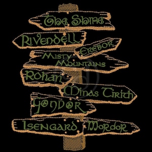 Middle Earth 24 - Sign Post Design