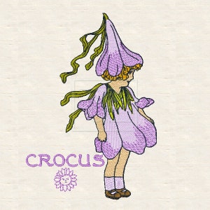 VFC 1 Vintage Crocus Flower Child