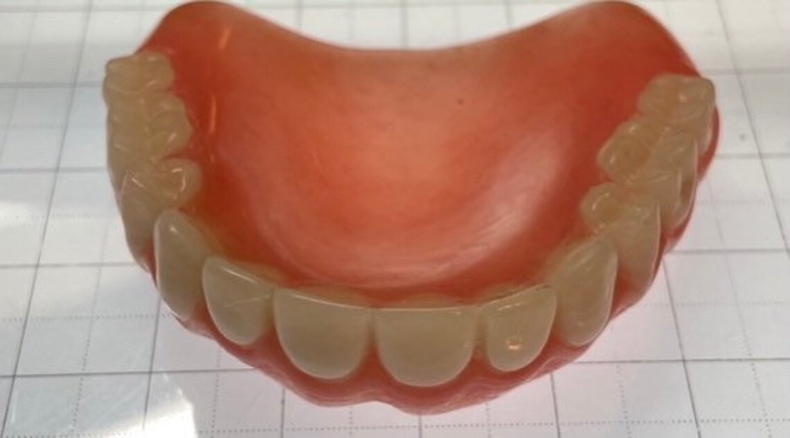 Denture cup with free set of dentures Etsy