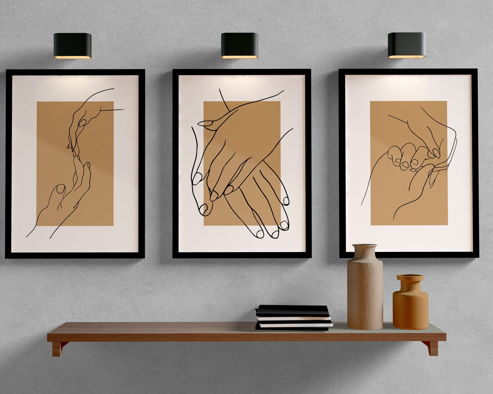 Abstract Hand Line Drawing Wall Print // Wall Art | Etsy