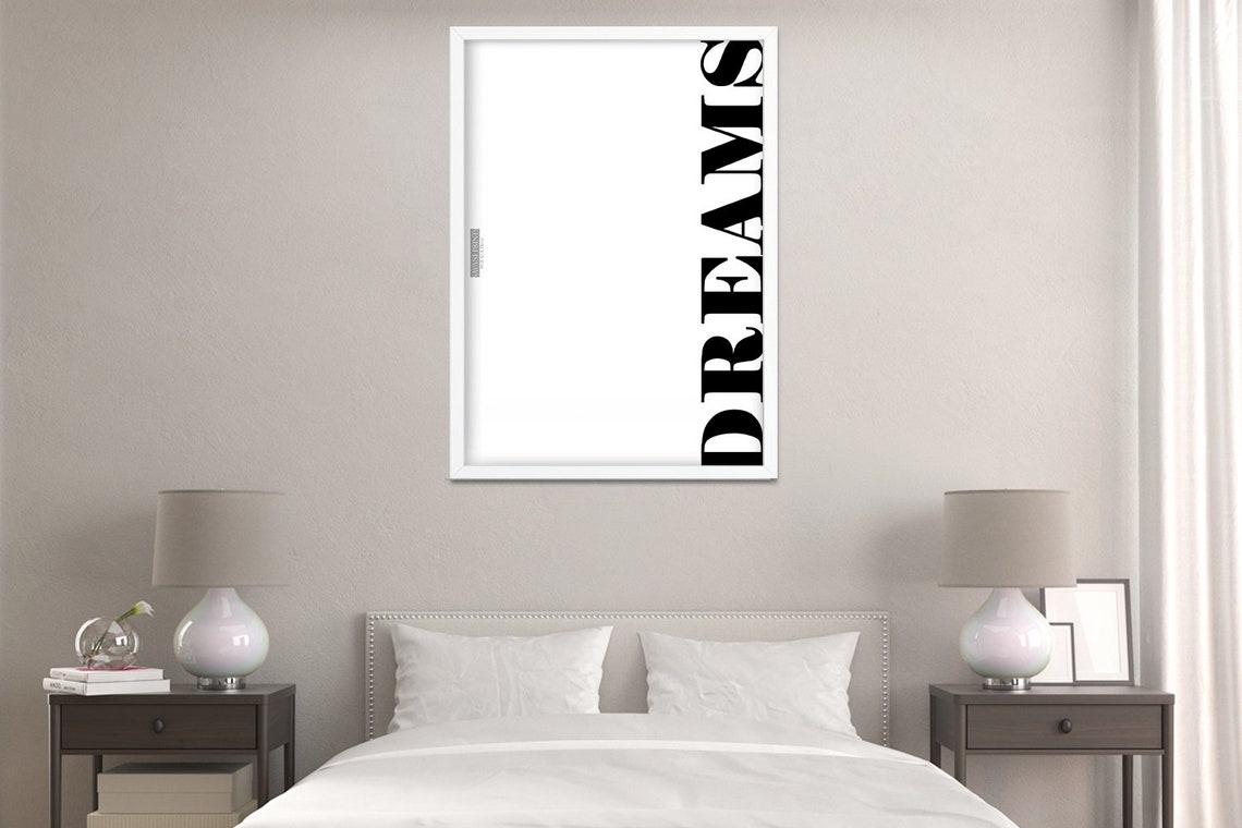 Dreams Wall Print // Wall Art Etsy